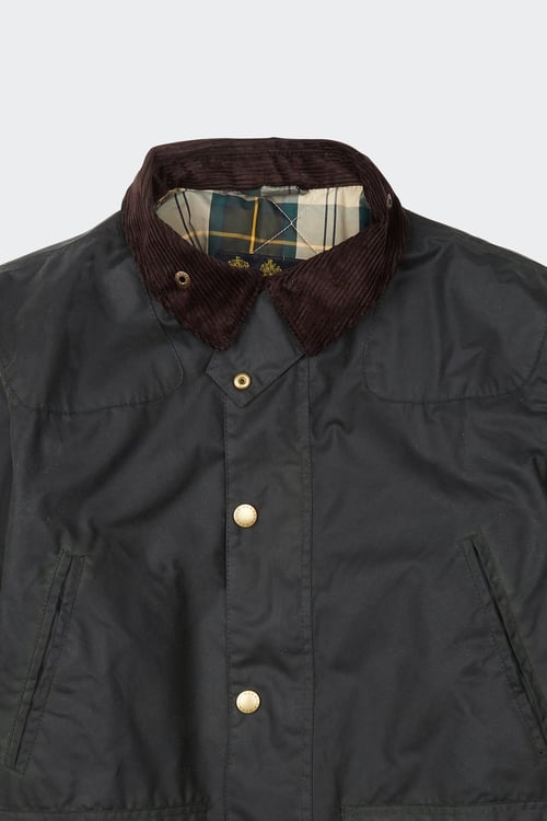 BARBOUR Blouson en coton ciré Vert