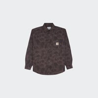 Overshirt L/S Duck Shirt Camo duck, green / graphite