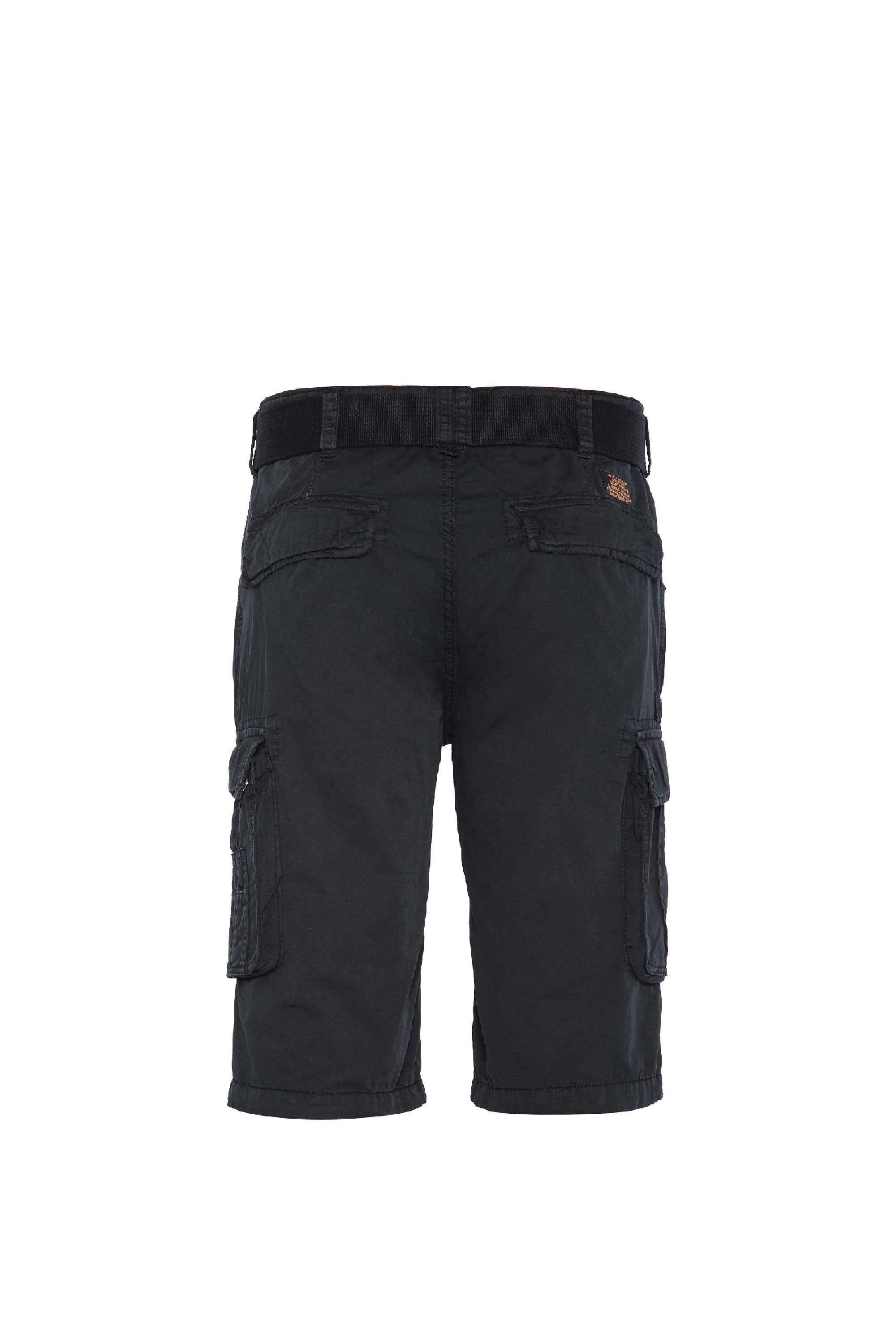 Cotton cargo shorts SCHOTT Black