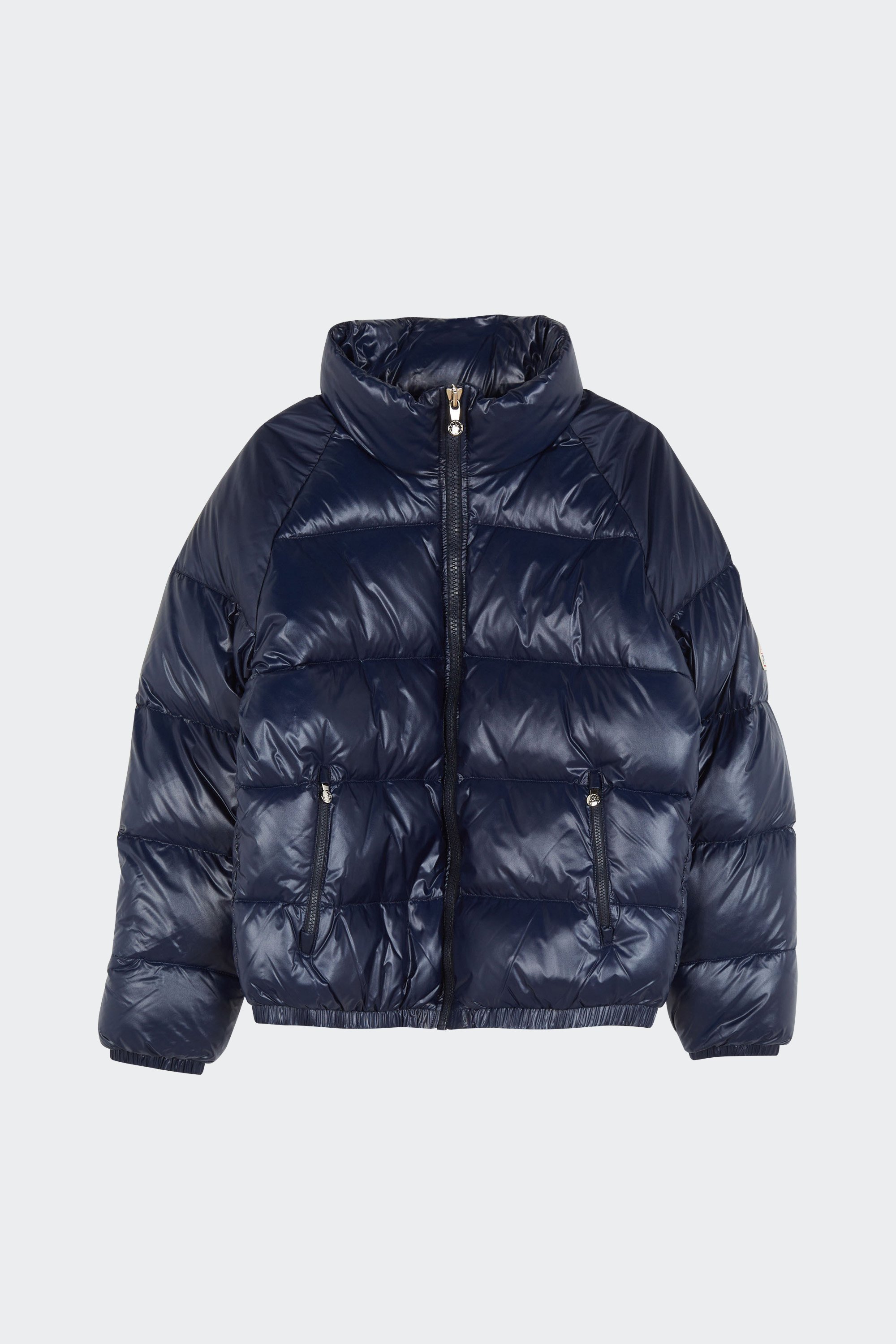 Lightweight quilted padded jacket with high neck | Blue by PYRENEX Lightweight quilted padded jacket with high neck Blue