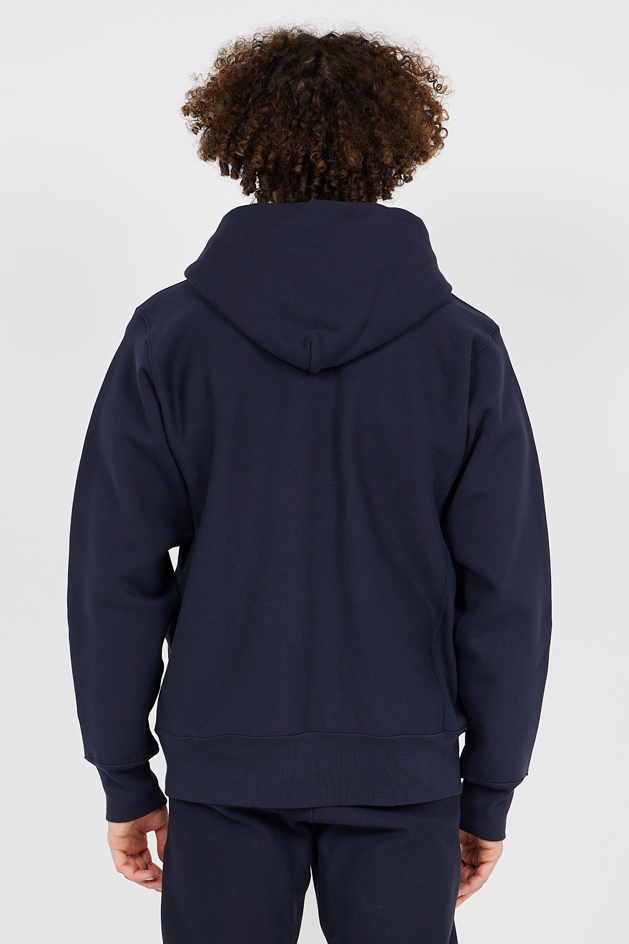 Hoodie zippé Bleu