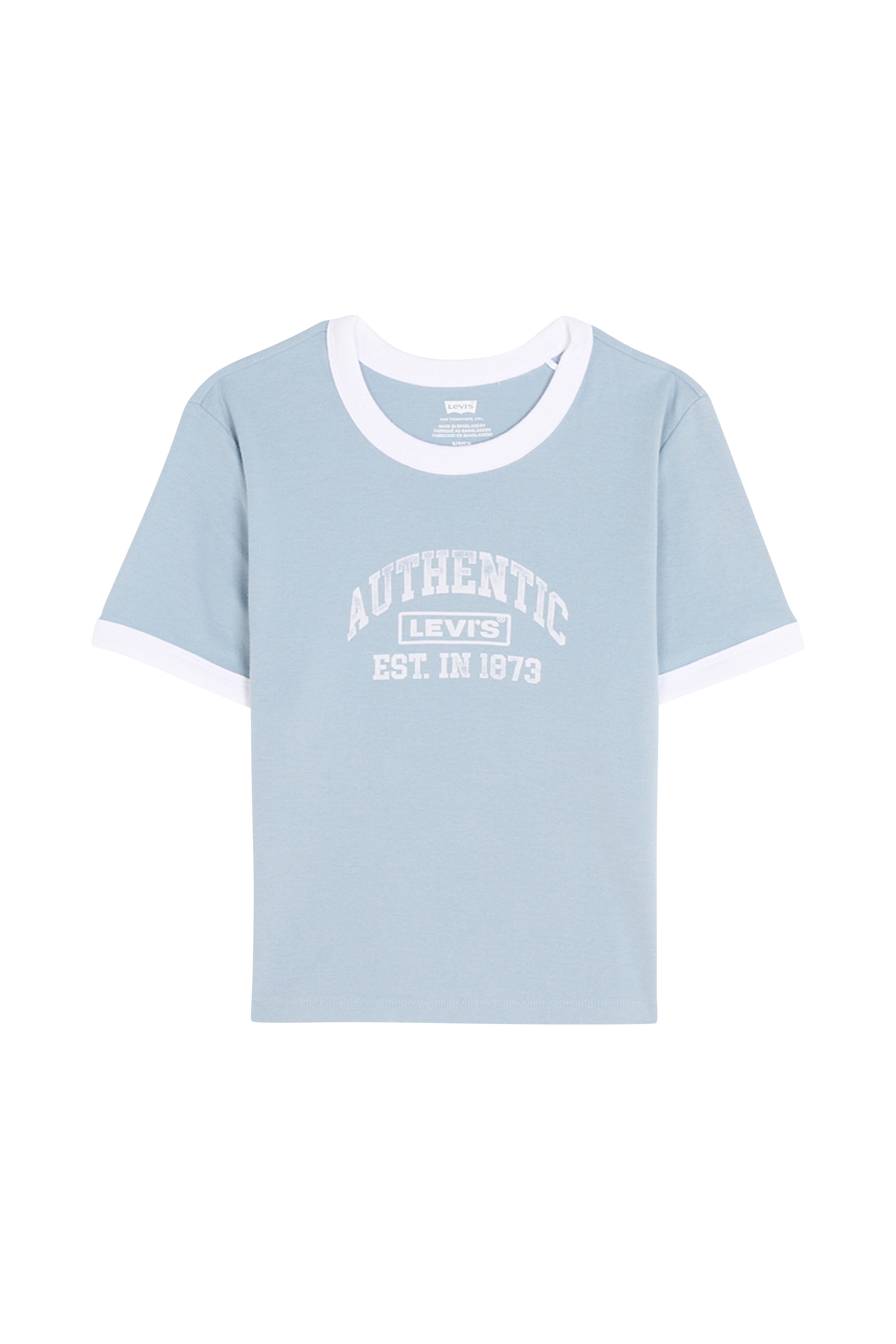 Regular-fit round-neck cotton T-shirt White