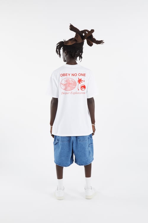 OBEY T-shirt Blanc