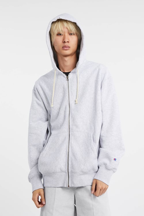 CHAMPION Hoodie zippé Gris