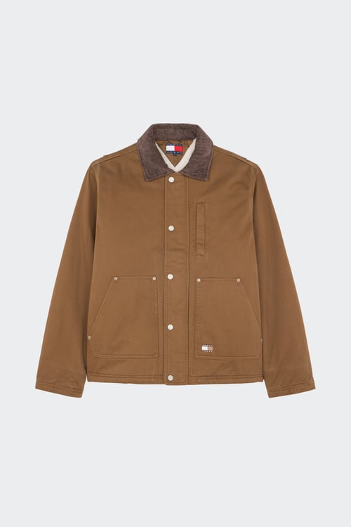 TOMMY JEANS Jacket Brown