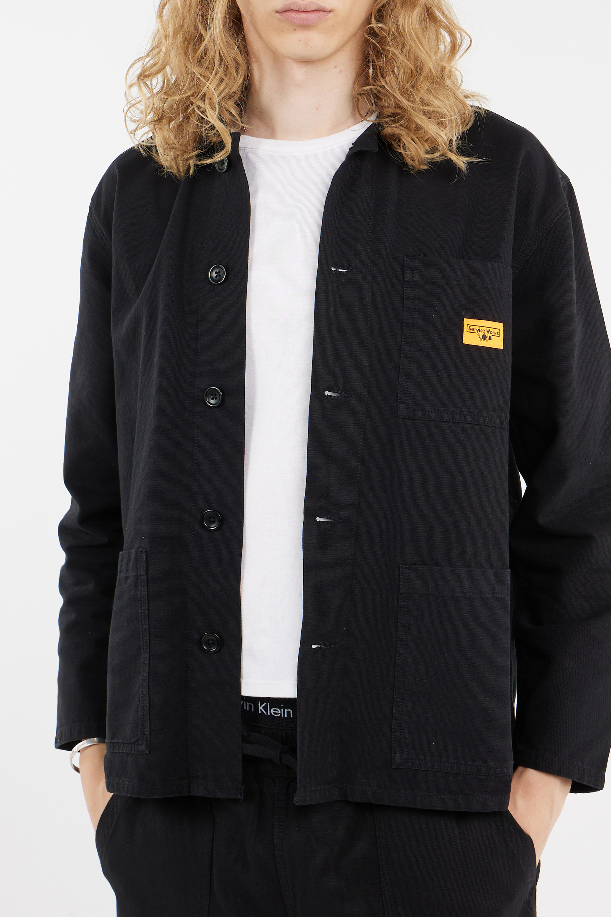 Overshirt | Black SERVICE WORKS Men