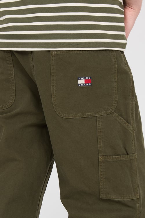 TOMMY JEANS Pantalon Vert