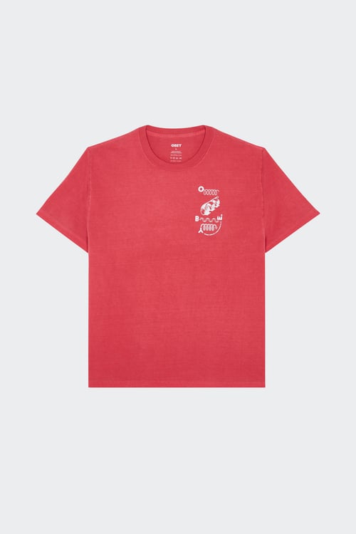 OBEY T-shirt Rouge