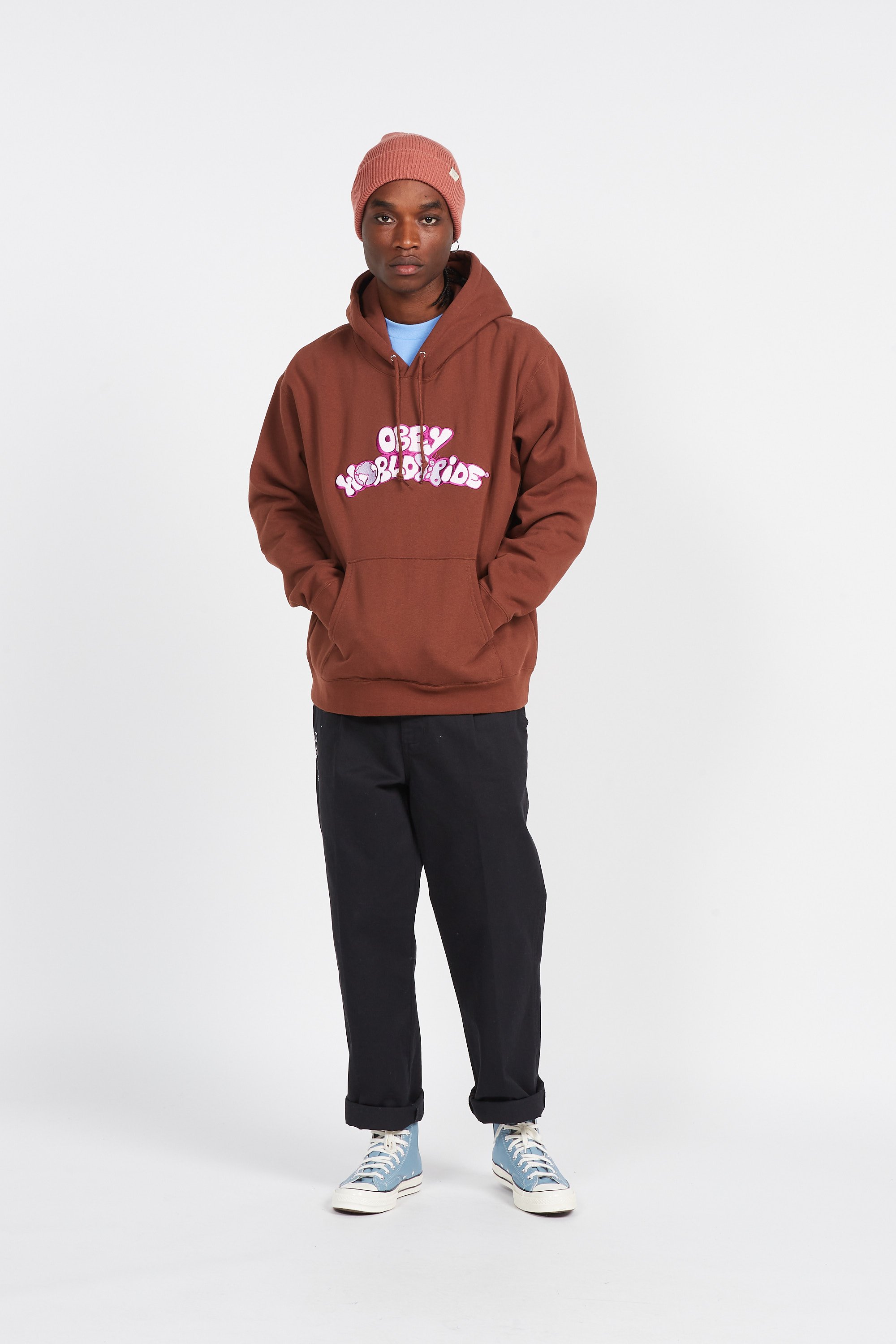 Hoodie marron 2024