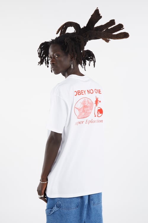 OBEY T-shirt Blanc