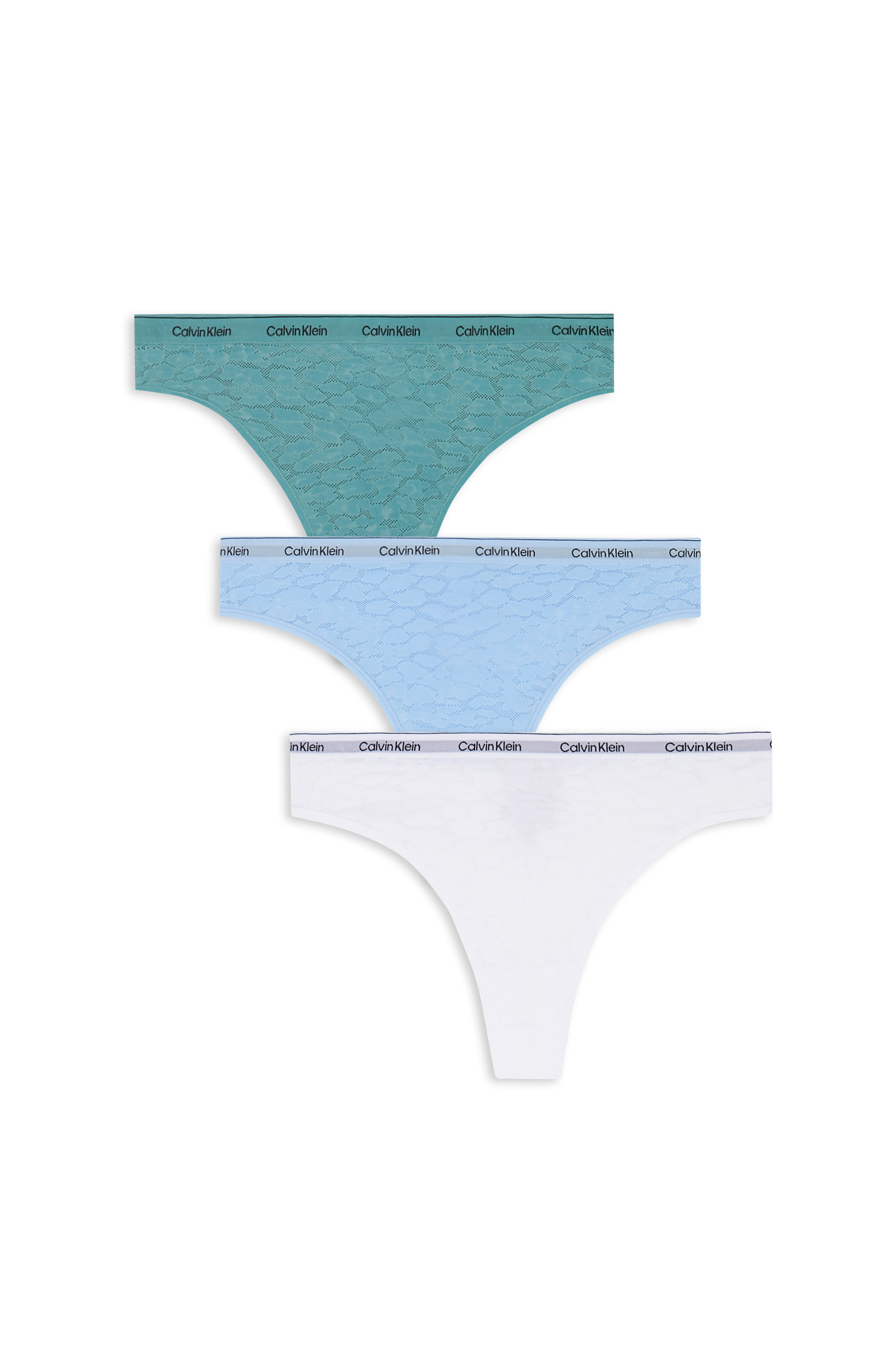 Set of 3 thongs Blue