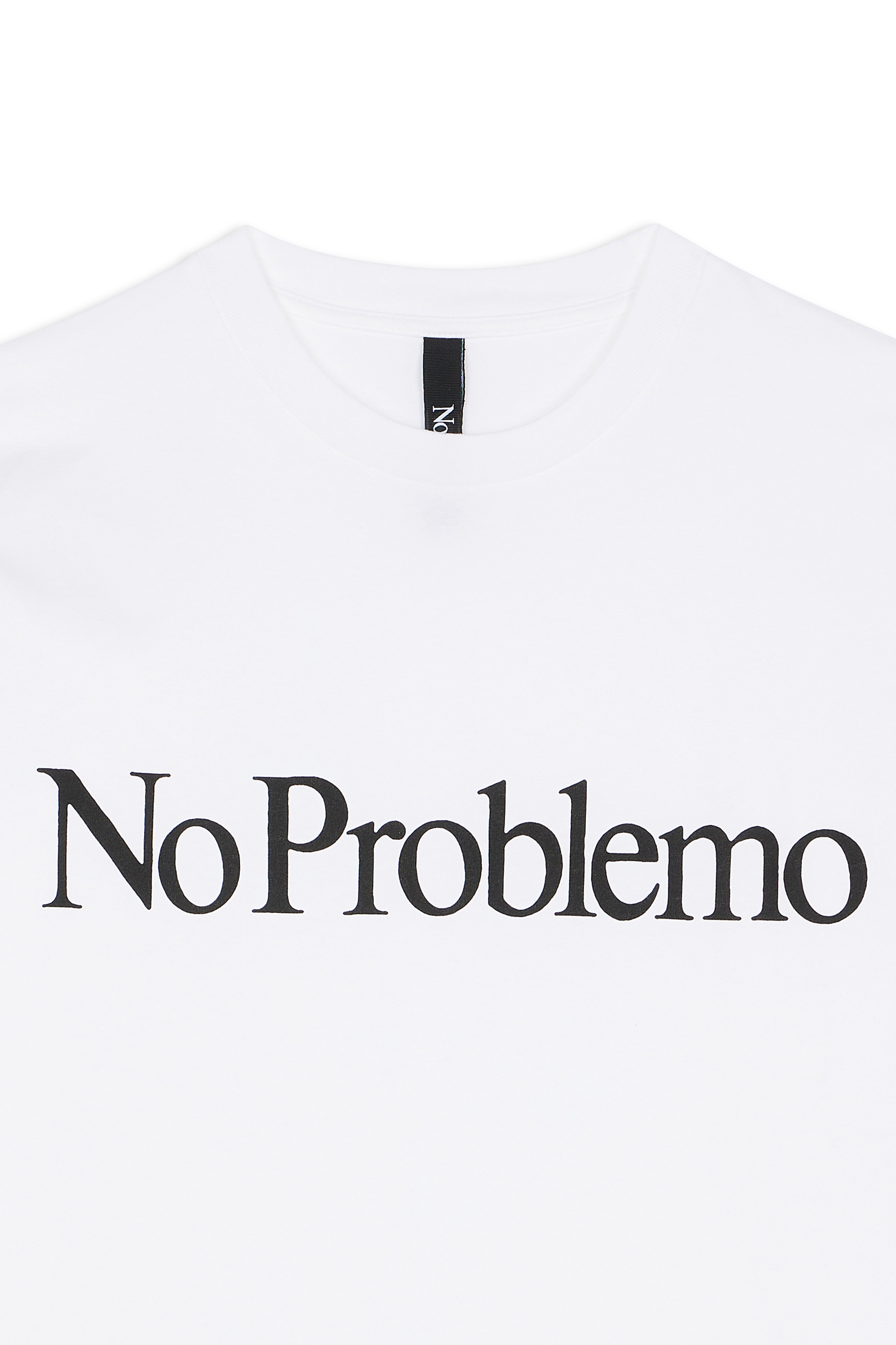 Regular-fit round-neck cotton T-shirt White