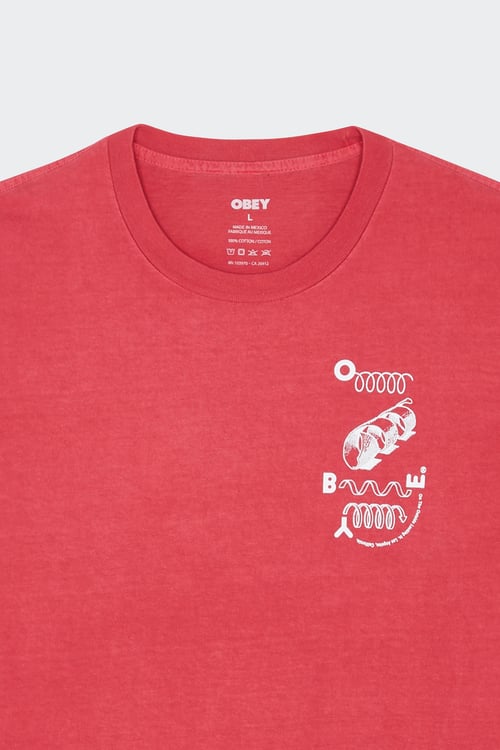 OBEY T-shirt Rouge