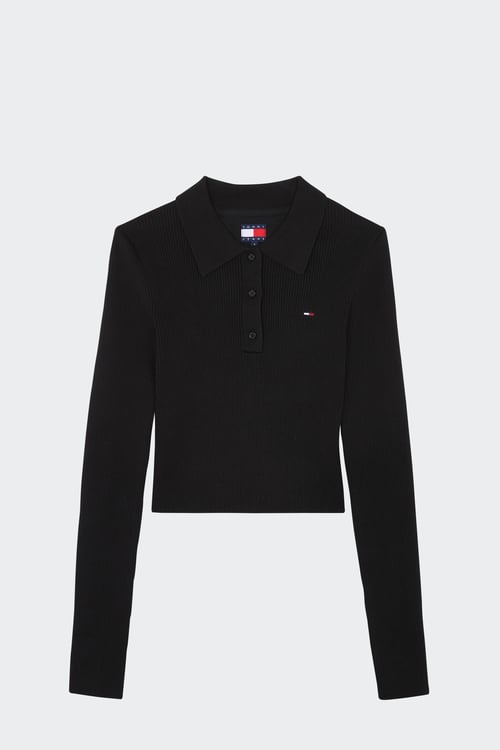 TOMMY JEANS Polo shirt Black
