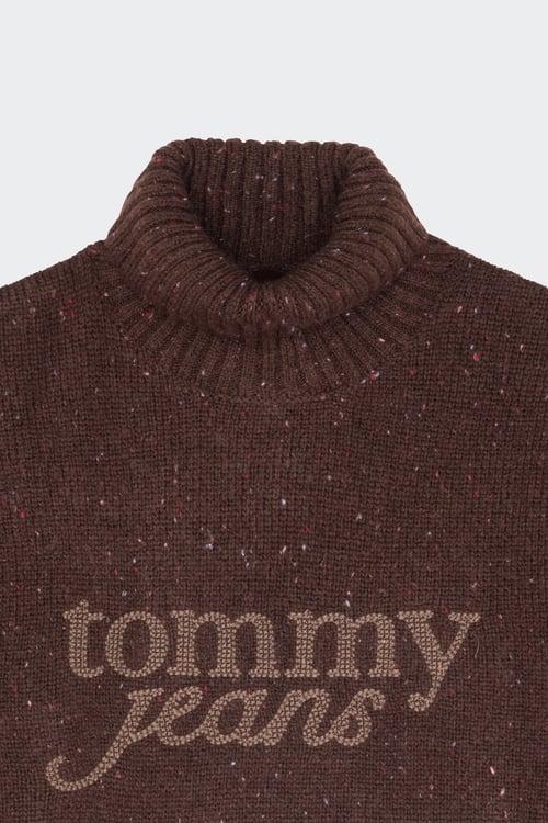 TOMMY JEANS Sweater Brown