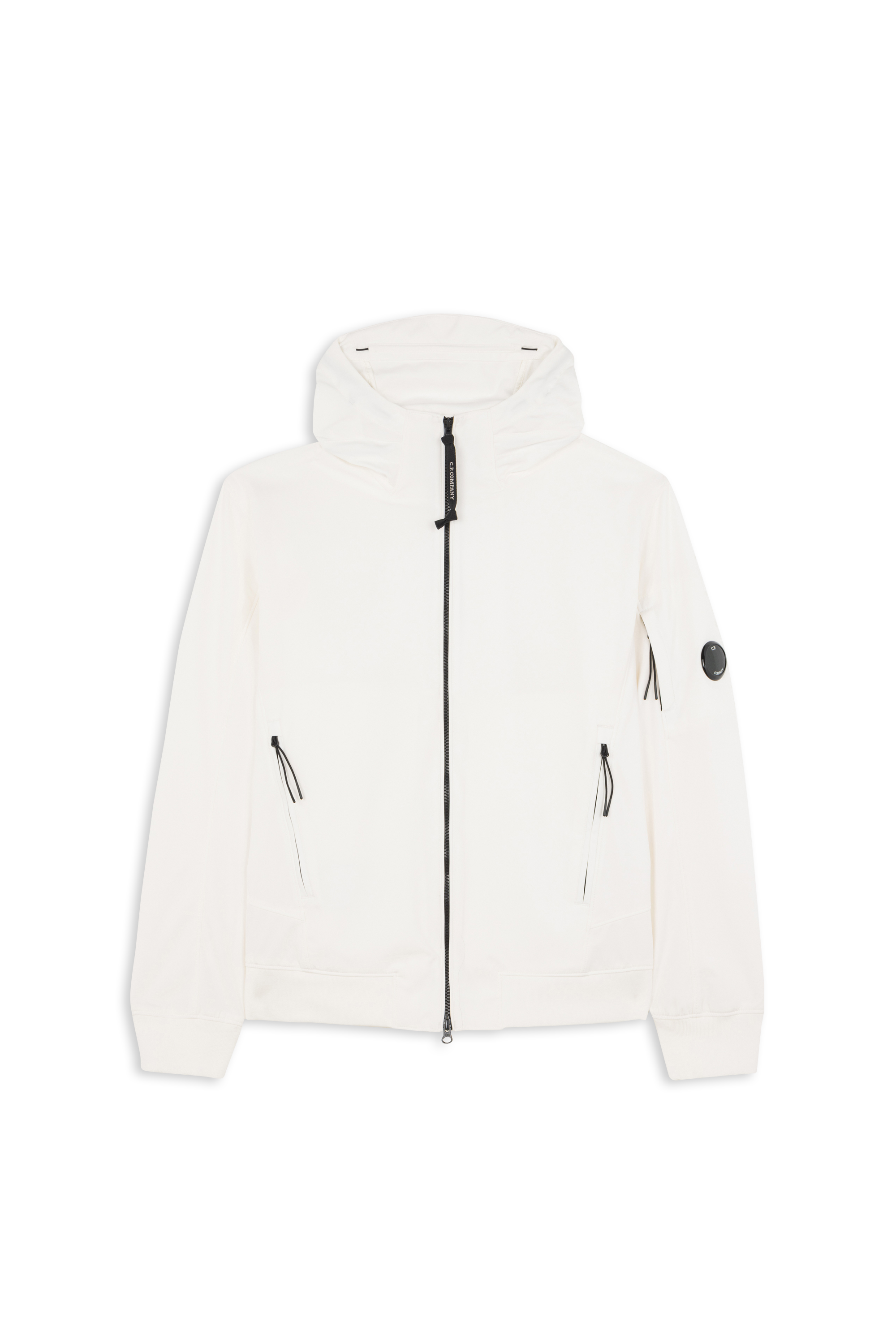 Coupe-vent C.P. SHELL-R HOODED LENS JACKET Gauze white