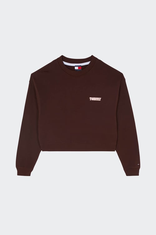 TOMMY JEANS sweatshirt Brown