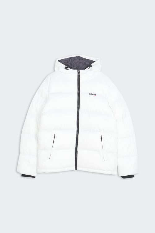 SCHOTT Doudoune avec capuche Blanc