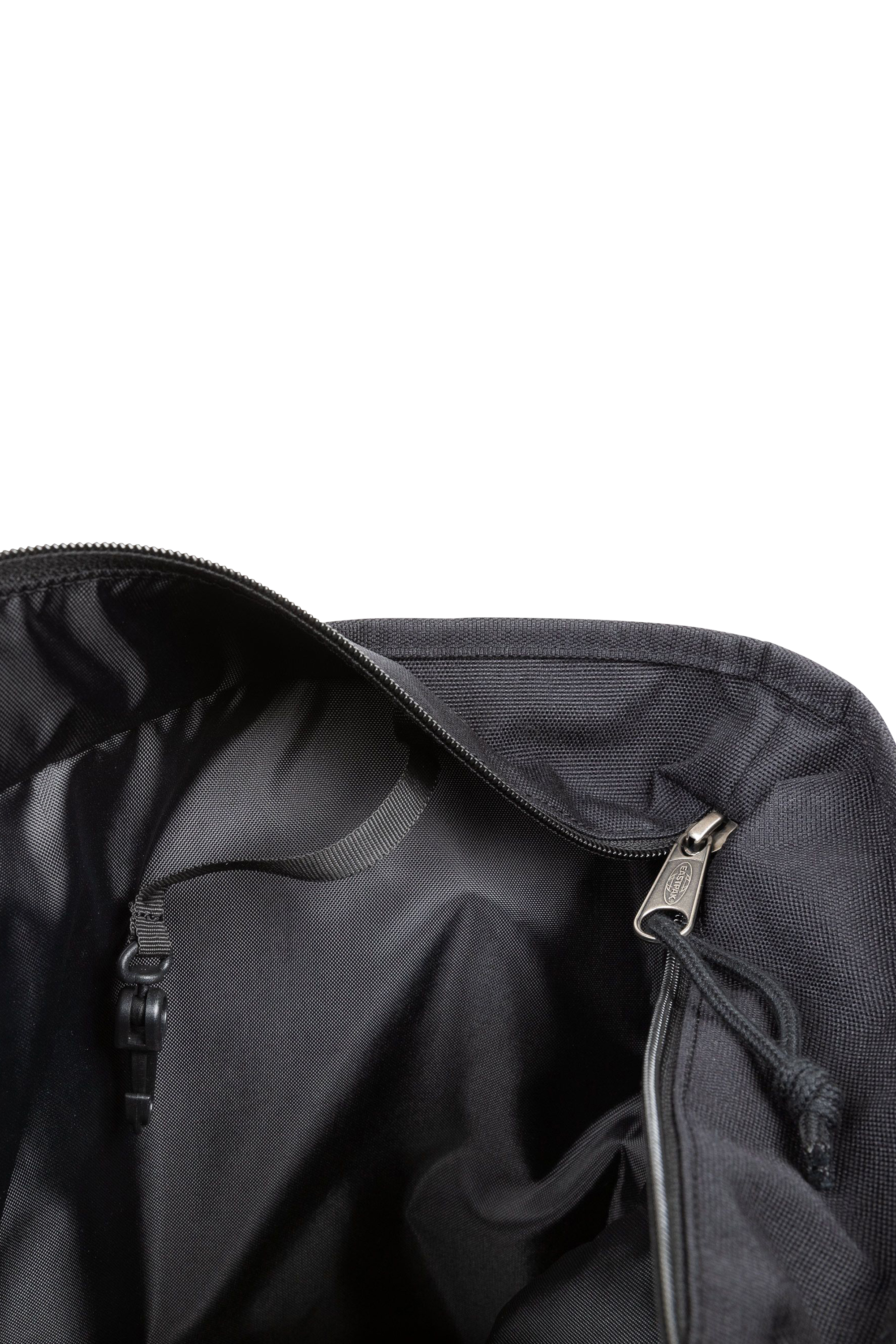 Straight checked wool-blend pants Black