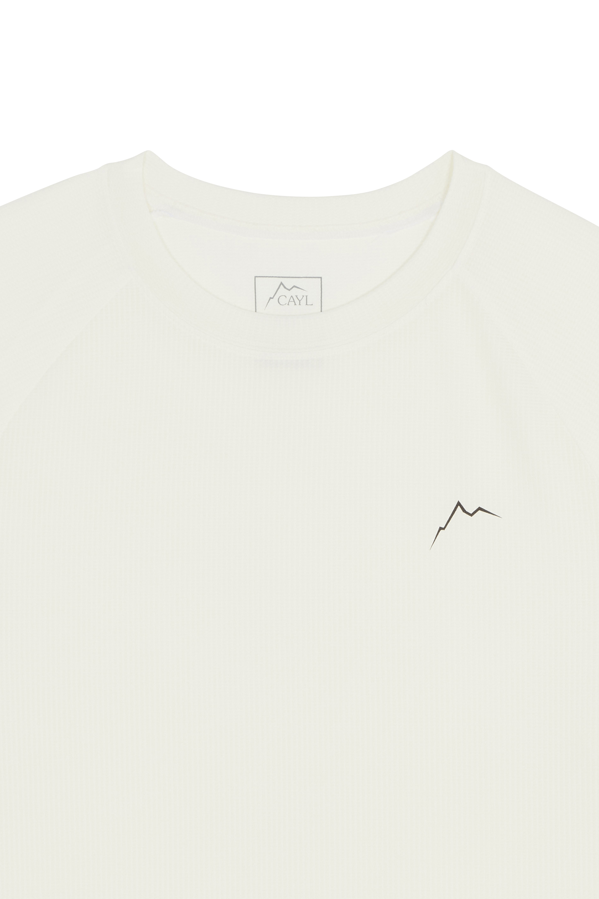 Regular-fit round-neck cotton T-shirt Beige