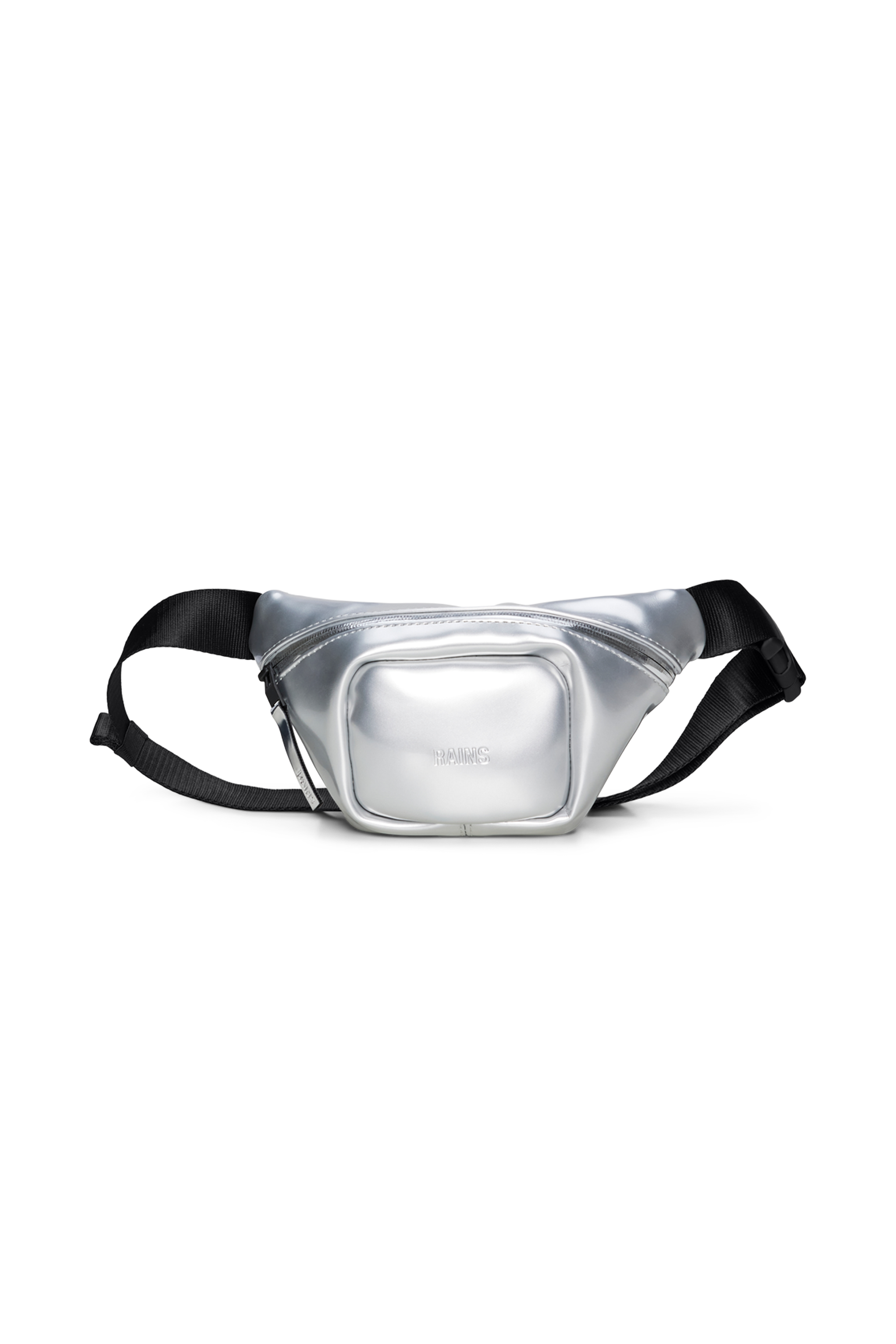 Canvas waist bag Silver