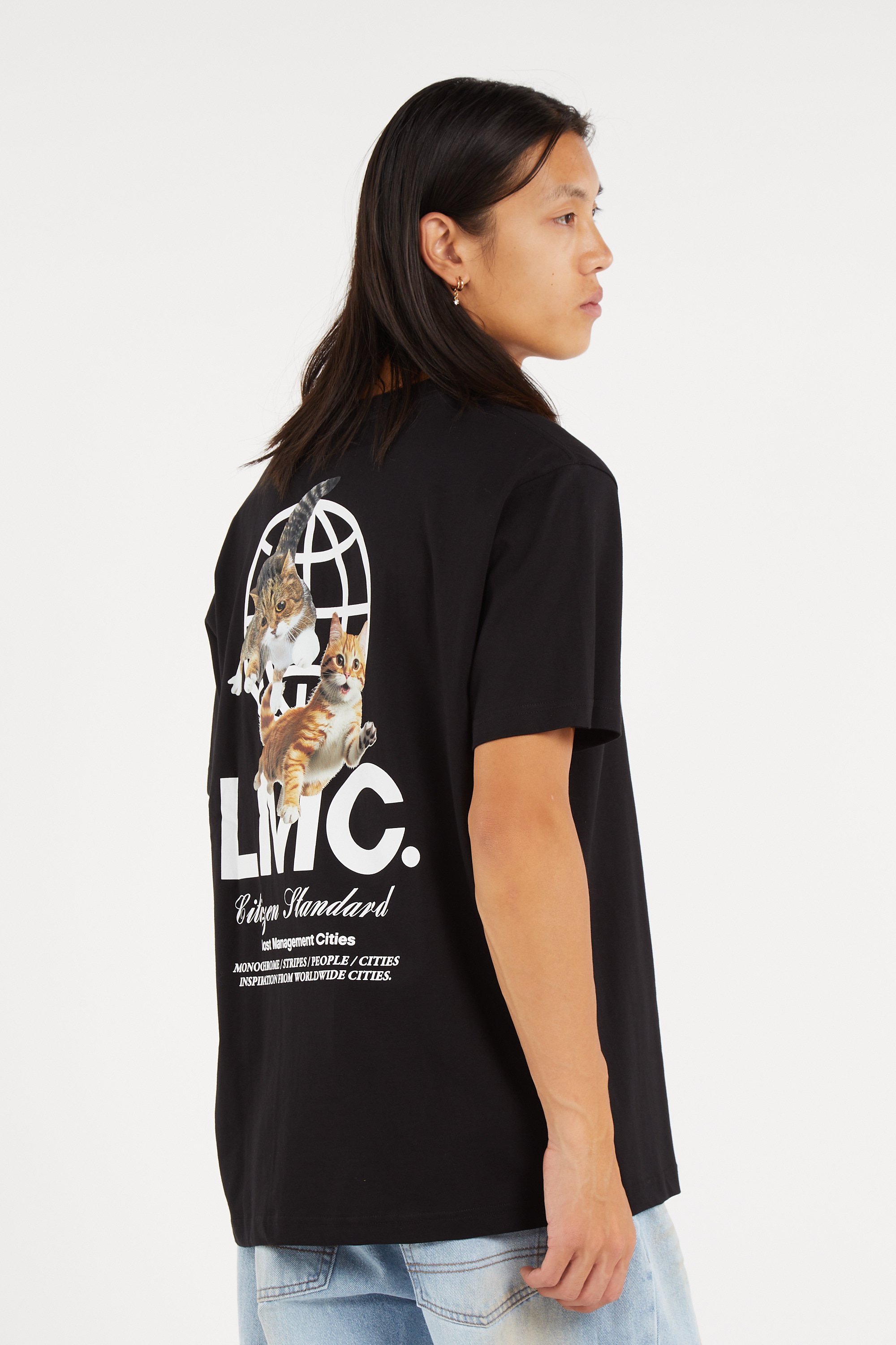 T-shirt | Noir LOST MANAGEMENT CITIES Homme
