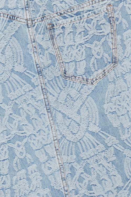 DAILY PAPER Jupe Bleu