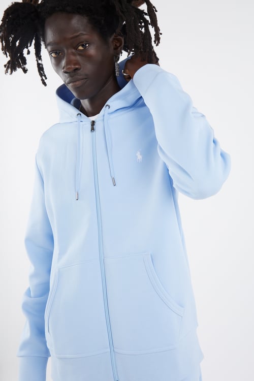 POLO RALPH LAUREN Hoodie zippé Bleu