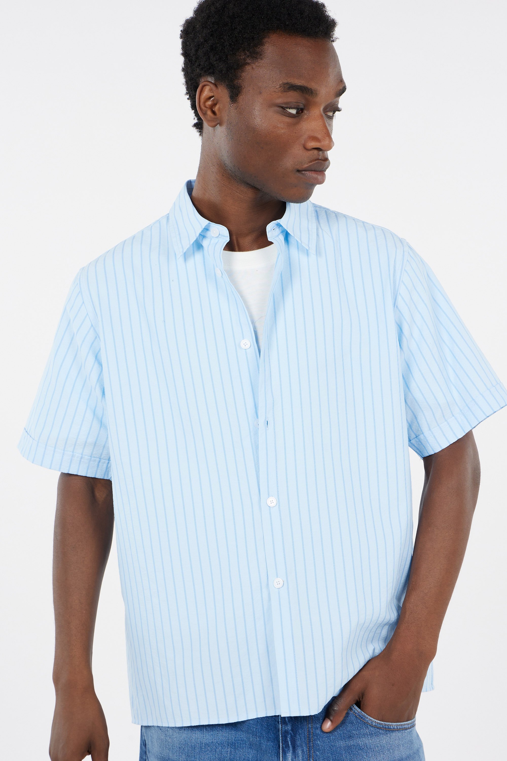 Shirt | Blue by MINIMUM Shirt Blue