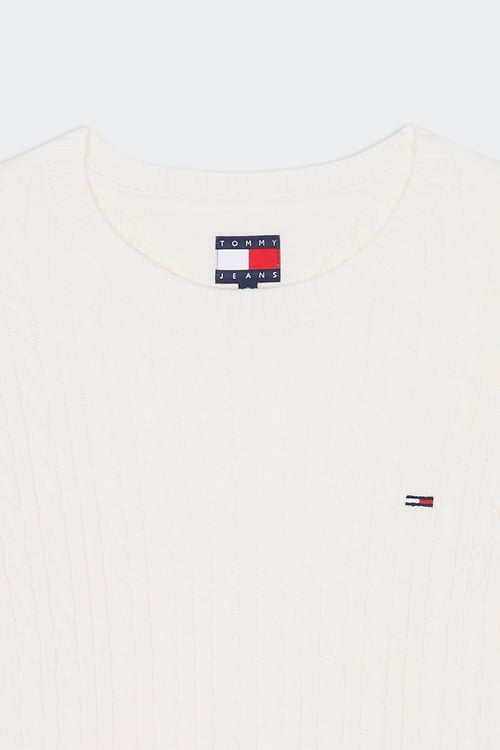 TOMMY JEANS Sweater White