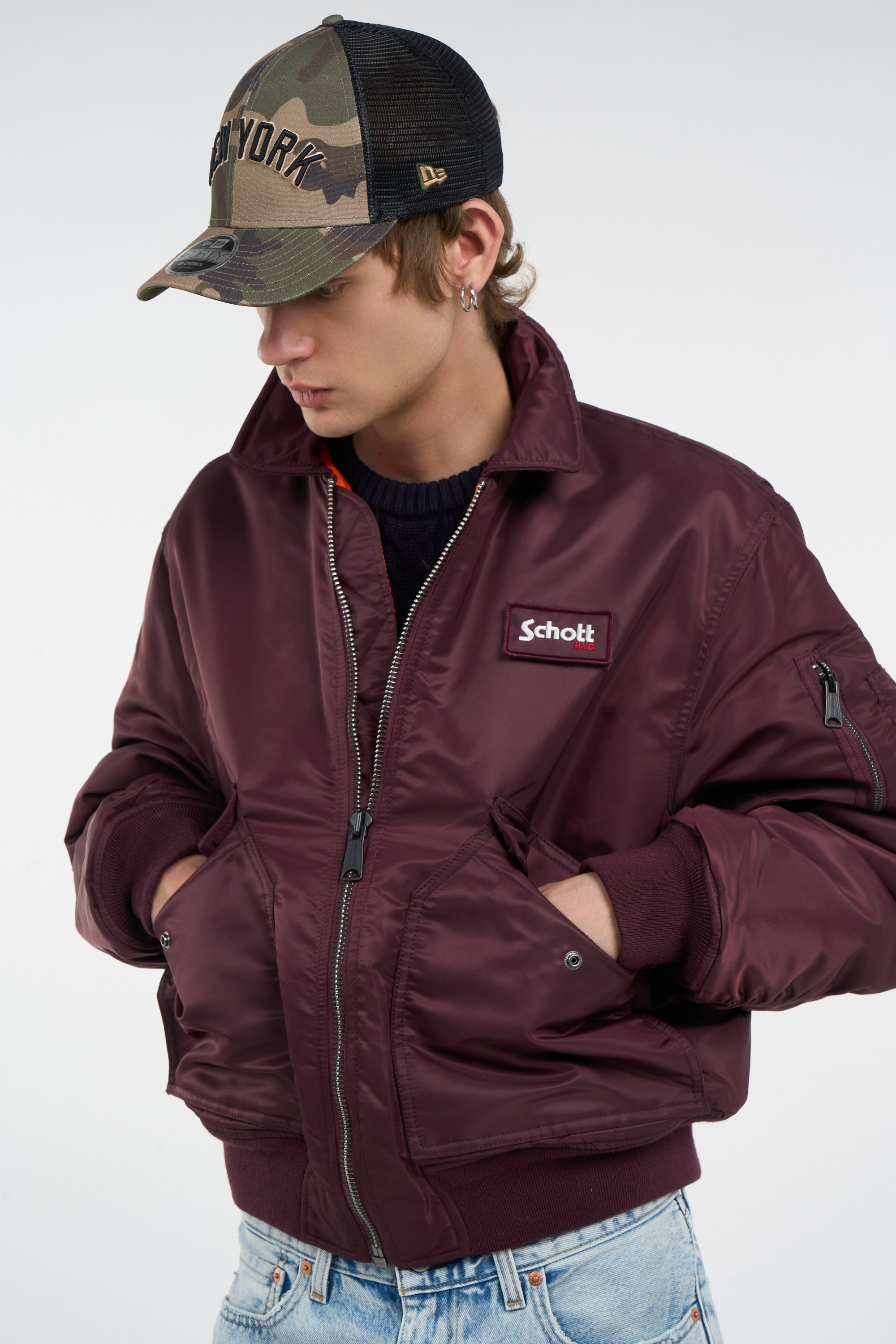 Jacket | Red SCHOTT Men