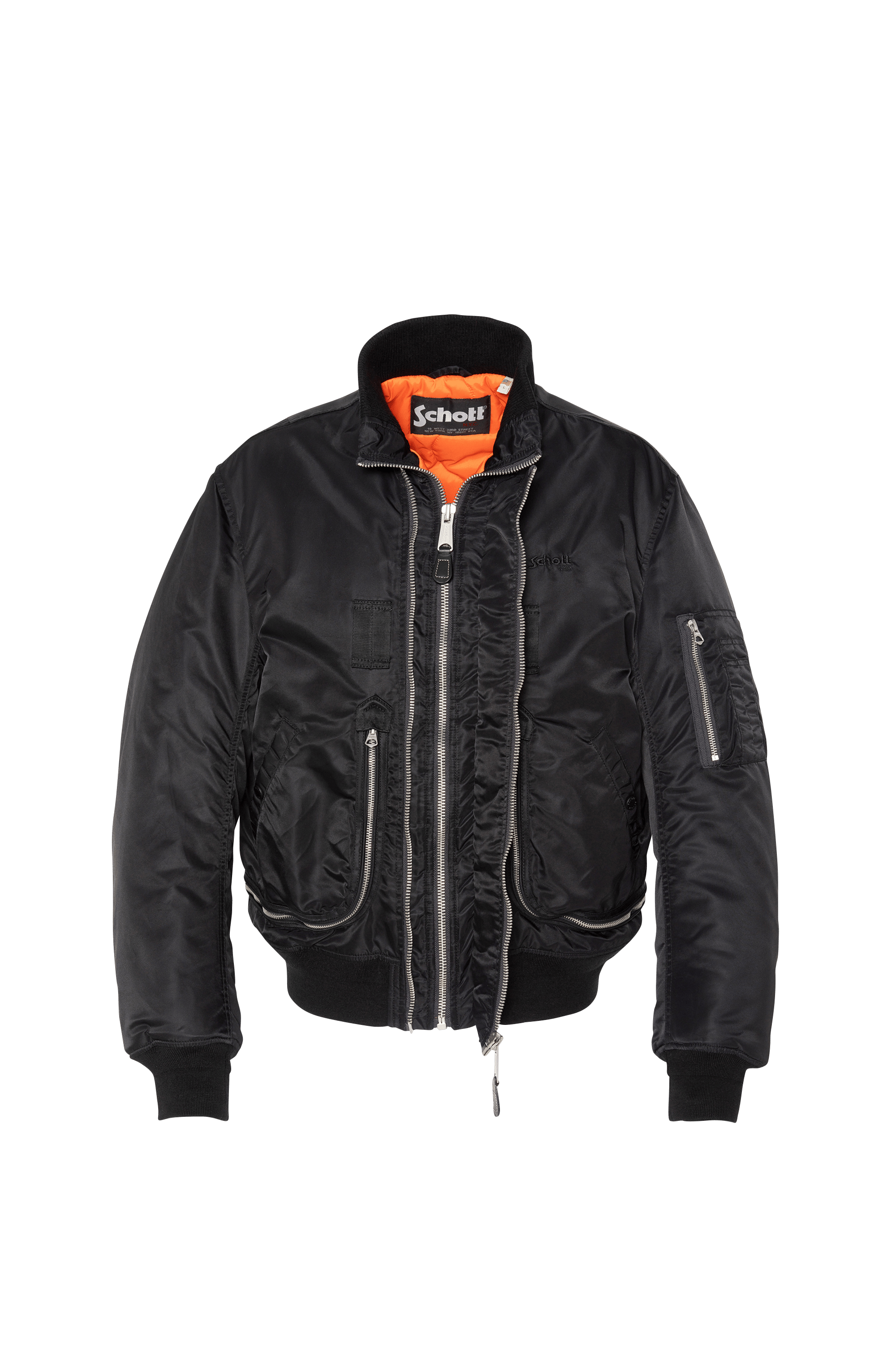 Bomber | Noir SCHOTT Homme