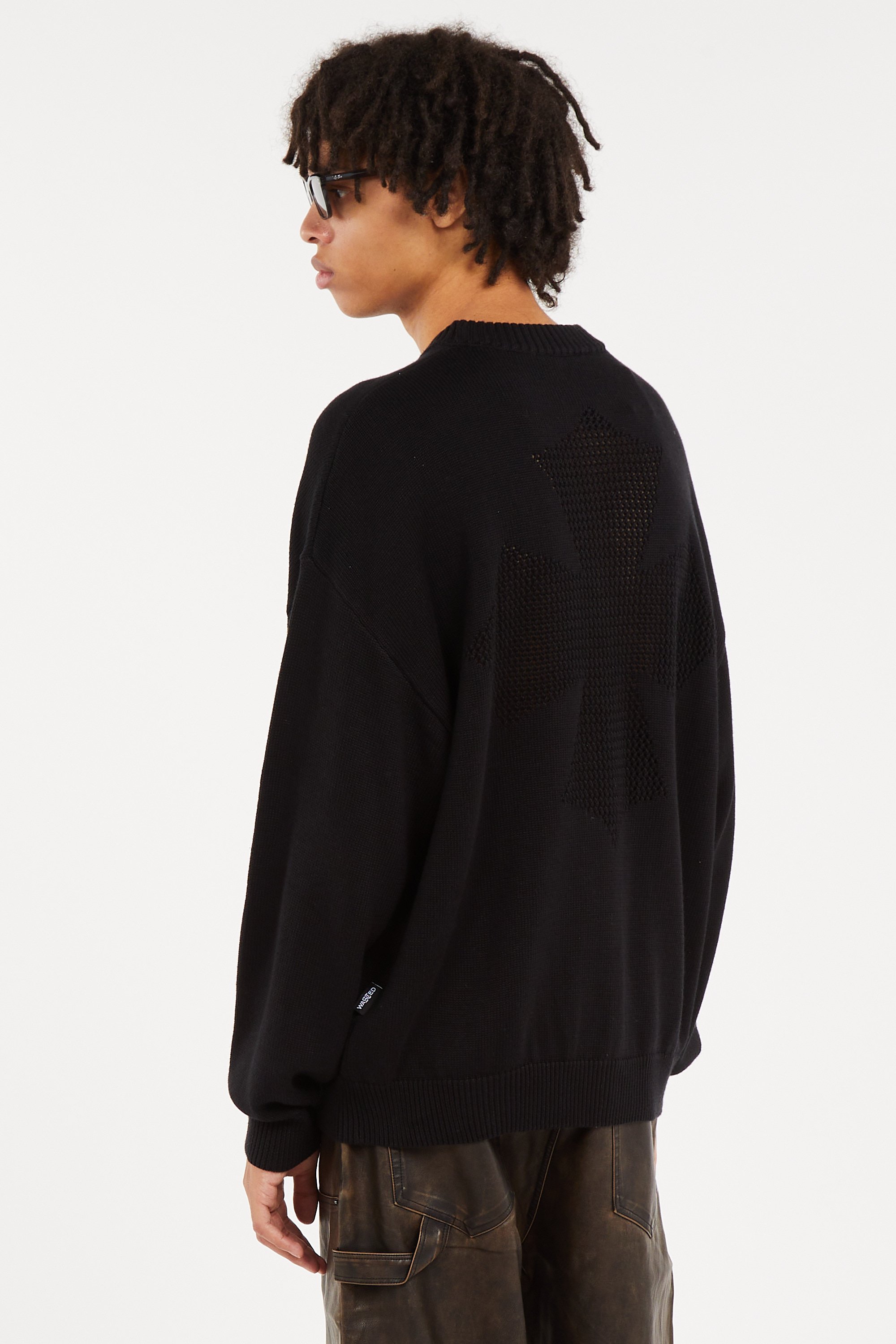 Sweater | Black WASTED Men