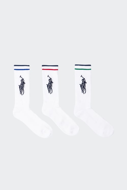 Polo - Pack de 3 chaussettes - Taille TU Blanc