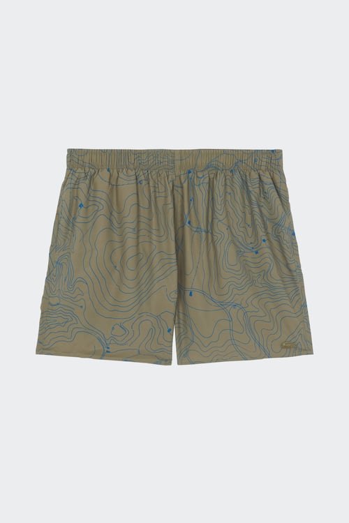 LACOSTE Short de bain Vert
