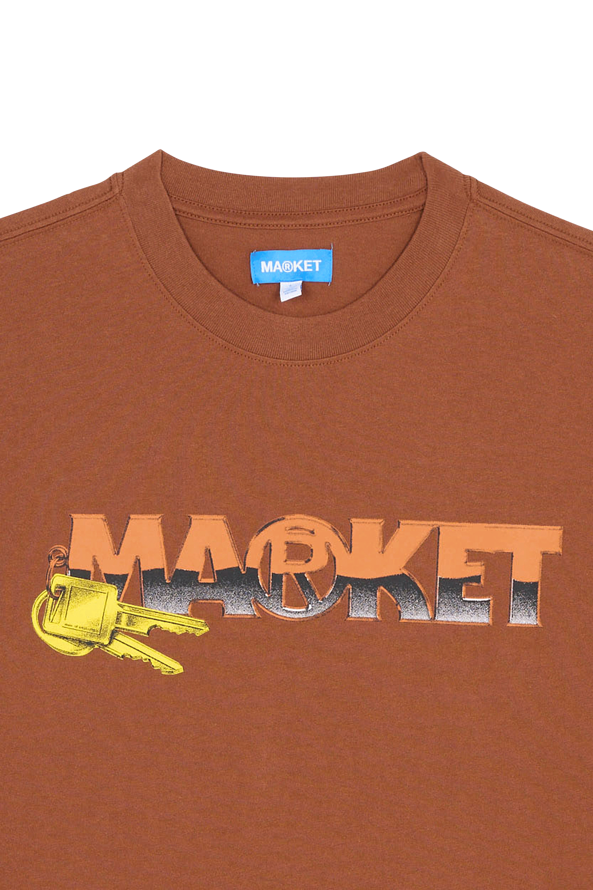 T-shirt MARKET Marron