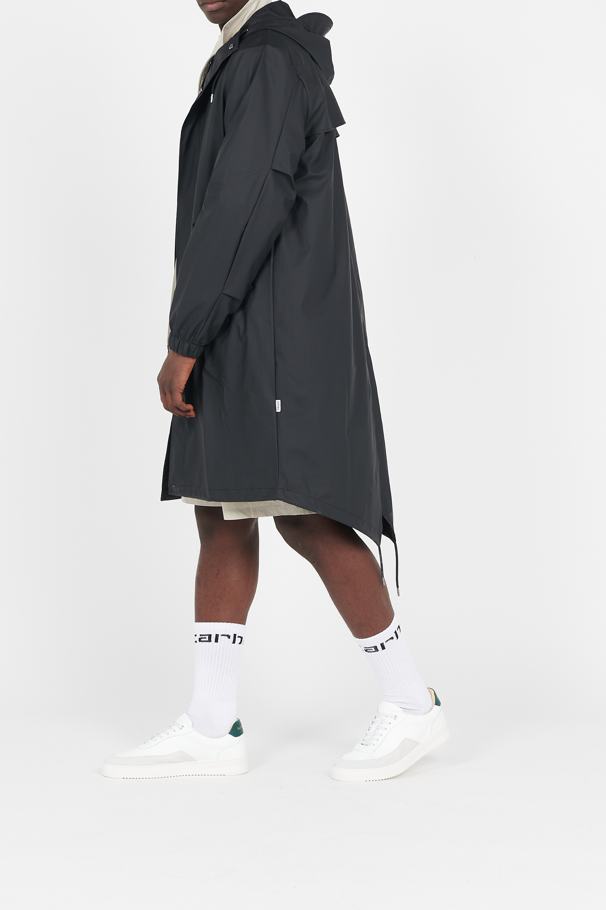 Imperméable à capuche | Noir RAINS Homme