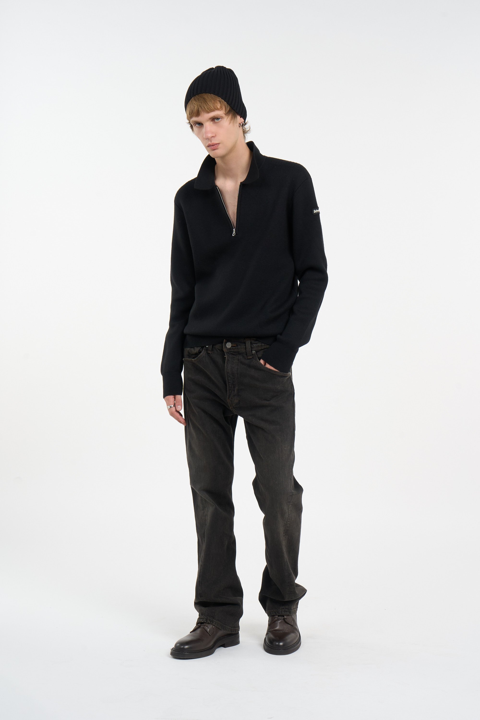 Pull SCHOTT Noir