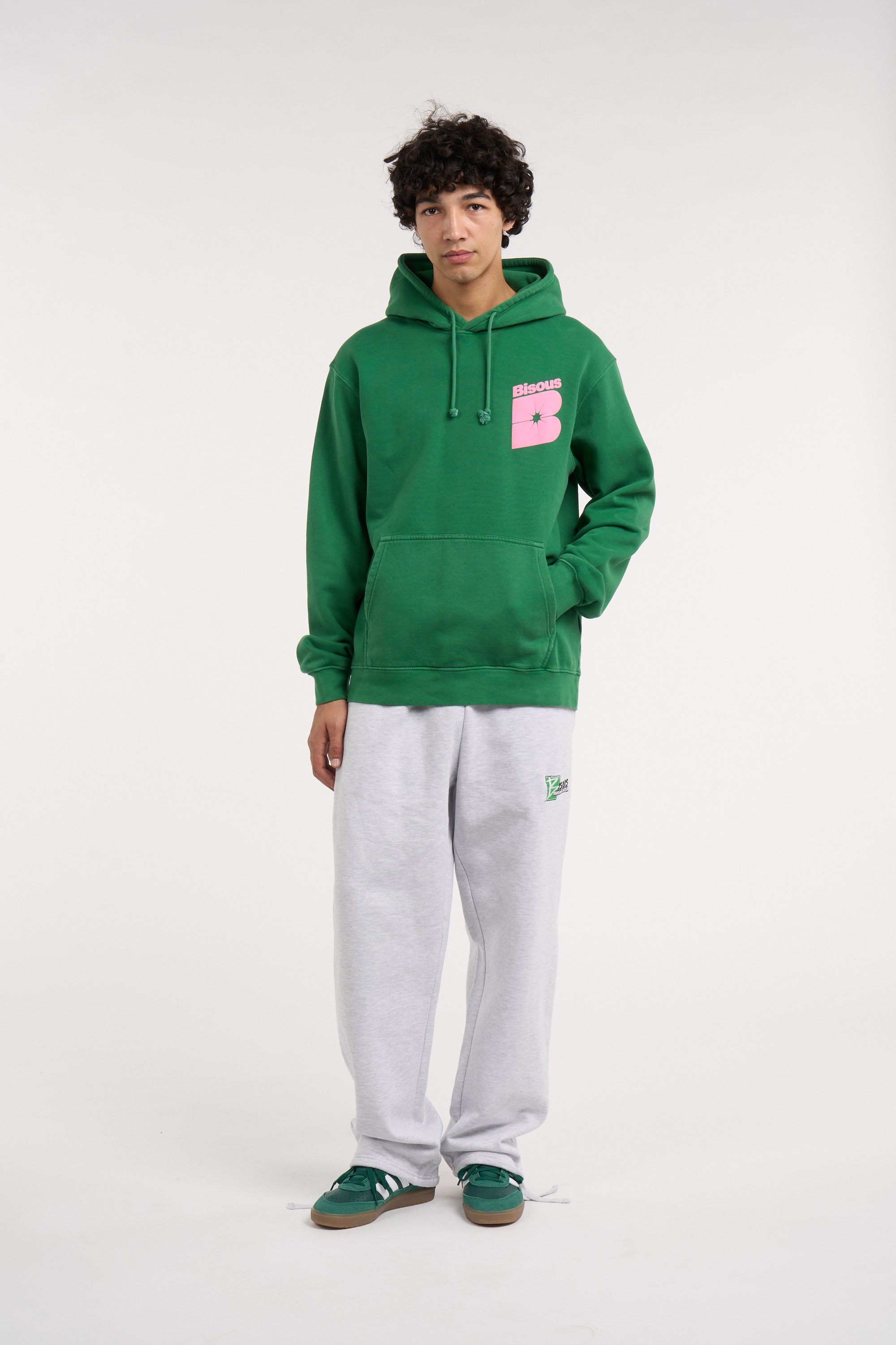 Hoodie BISOUS SKATEBOARDS Vert