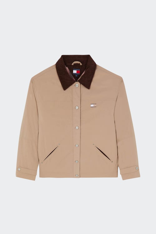 TOMMY JEANS Jacket Brown