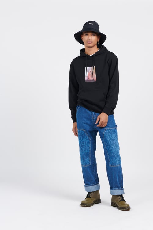 WASTED Hoodie Noir