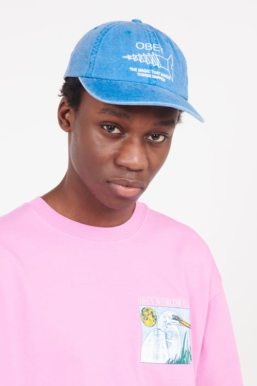 OBEY Casquette Bleu