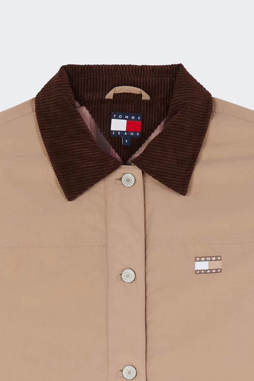 TOMMY JEANS Jacket Brown