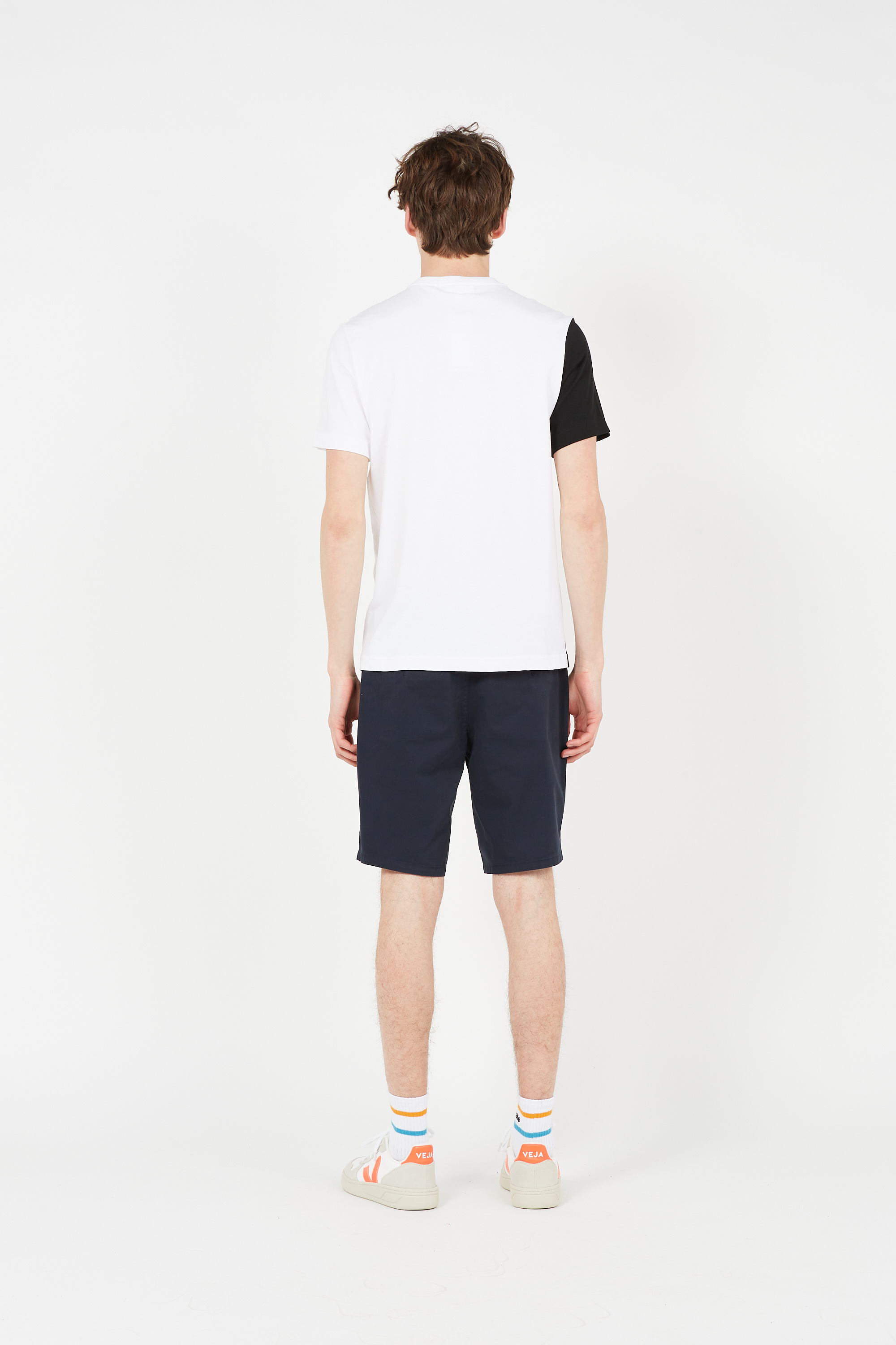 Cotton chino shorts Blue