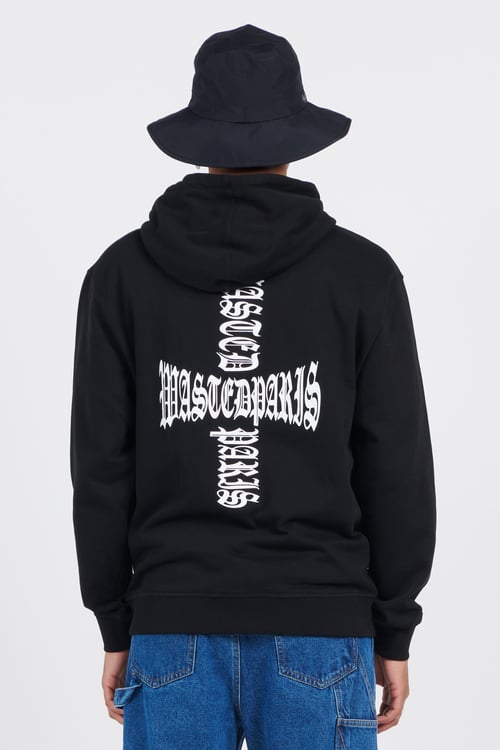 WASTED Hoodie Noir