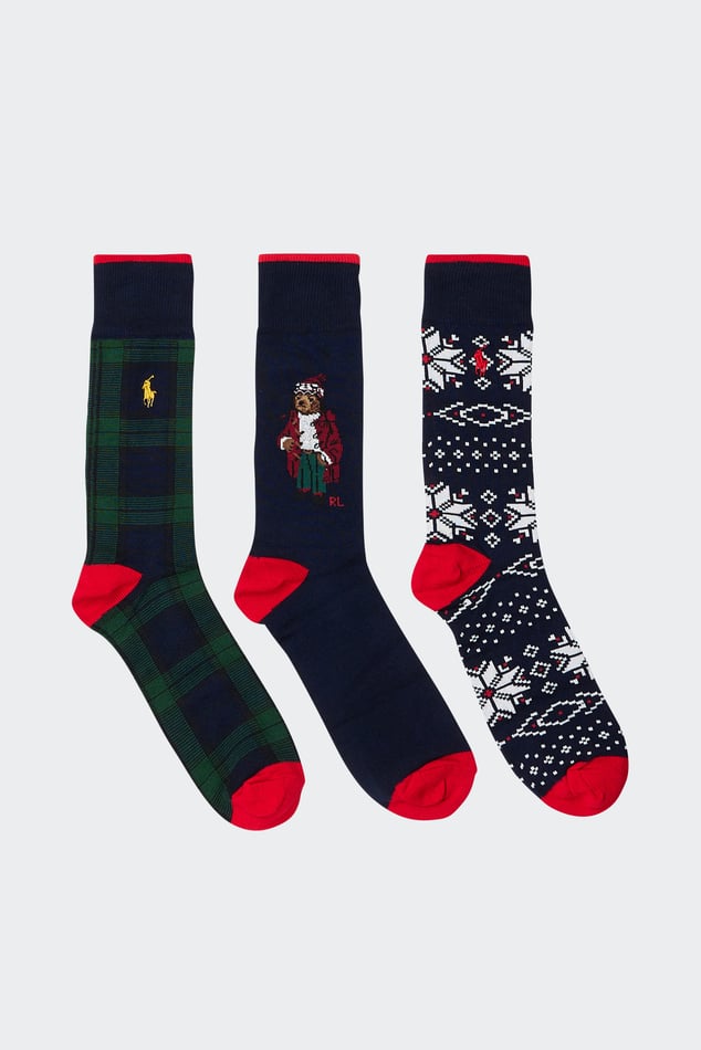 Lot De 3 Paires De Chaussettes Multicolore Polo Ralph Lauren Homme Citadium
