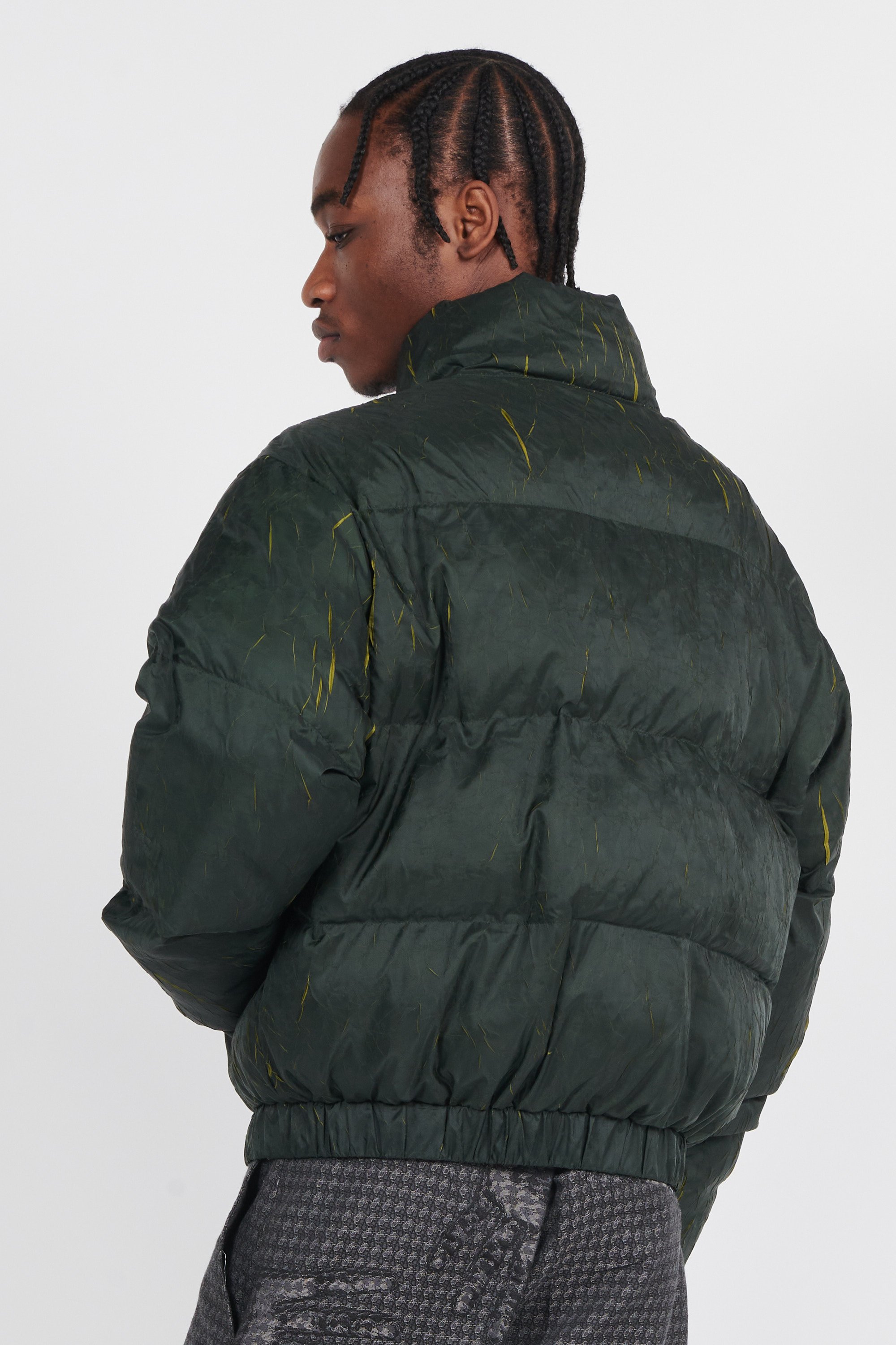 Lightweight quilted padded jacket with high neck | Black by DAILY PAPER Lightweight quilted padded jacket with high neck Black