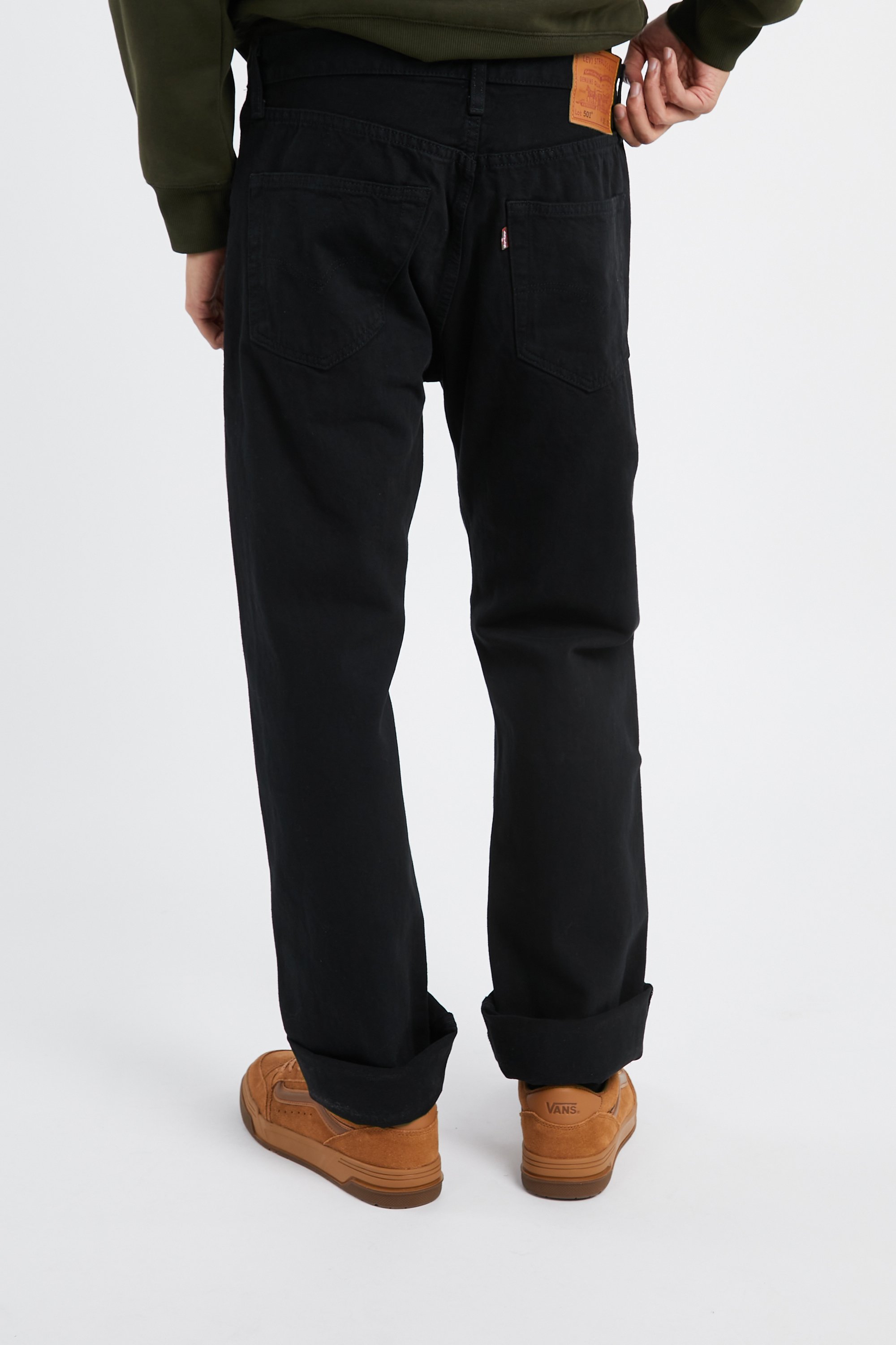 LEVI'S Jean 501 regular-fit en coton stretch Noir