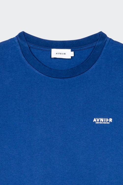 AVNIER T-shirt en coton biologique Bleu