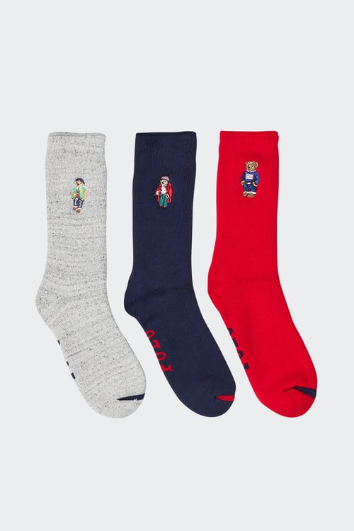 POLO RALPH LAUREN Pack de 3 chaussettes Multicolore
